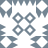 Static pixel art pattern with four central diamond shapes connected by lines, surrounded by eight white star-like shapes on a blue background.