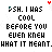 Animated sequence of text-based icons displaying 'PSH. I HAS CUL' and 'BEFORE YOU EVEN KNEW' with varying color accents on the word 'CUL', each icon featuring a small red or colored symbol above it.