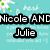 A static image with a light blue background featuring white floral patterns and text elements.