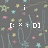 Dark gray background with scattered pastel stars and abstract shapes, featuring multiple text elements in white pixelated font.