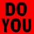 A static contact sheet frame showing a red and black text-based image with distorted lettering on a gray background.