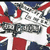Pixelated Union Jack flag with red, white, and blue colors, featuring a central white cross and diagonal red crosses on a blue field.