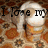 Two identical cartoon bulldog heads with white muzzles and brown bodies appear side-by-side on a patterned background with text above them.