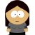 Pixelated cartoon character with brown hair and gray shirt showing five distinct facial expressions
