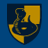 Pixelated icon with dark blue background and yellow shield-like shape containing abstract curved lines and a small rectangle.