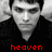 A static image of a person in a black shirt with a white background, featuring red text below the image.