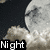 A split-screen image showing a night scene with clouds and moon above, and a day scene with fire below, separated by the word 'Or' in white text on black background.
