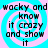 Four identical display text over a cyan and pink spiral background with no visible animation changes