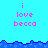 Pixelated text 'i love becca' in pink on cyan background with blue wave border, displayed across multiple repeated sections.