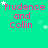 A static image with a bright green background displays repeated text "Prudence and Collin" in pink, accompanied by white stars.