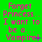 Green background with pink text repeating 'Forget Princess.. I want to be a... Vampire!' in three , showing animation changes across frames