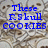 Blue text on a background of small skulls and cookies reads "These RSkull COOKIES I LOVE SKULLS... AND... COOKIES !!!!!!!!!!".