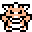 Two pixelated character sprites with peach skin, black outlines, and white accents in a side-by-side arrangement.