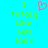 Pixelated green text on cyan background reads 'I Totally Like Him 100%' with a pink heart symbol replacing the word 'love' in the top-left.