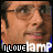 nine identical pixelated images showing a man with glasses and the text 'ILOVElamp' in yellow, blue, and white lettering