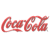 Static pixelated red logo on white background with visible dithering and anti-aliasing effects, appearing as a stylized script text mark.