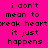 Pixelated text on a bright pink background with repeated phrases and partial words in black