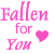 A 50x50 pixel animated contact sheet showing two frames of a buddy icon with pink text and heart symbols, where the second frame has color variations in text and hearts.