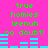 A bright pink background displays green text reading 'true homies leenuh no doubt!' with cyan horizontal bars below, repeating in two identical