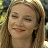 Animated contact sheet of four frames from a buddy icon featuring a woman's face, mirrored text effects, and the title "The Butterfly Effect" in pixelated style.