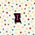 six distinct buddy icon images with text and symbols including a pink 'I' on polka dots, heart-shaped balloon with 'Love', green 'Jordyn' over hearts, sunflower with 'with all', lips with pink heart, and green 'my heart'