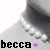 A grayscale image of a foot with pearls on the toes, displaying 'becca' text and a star symbol in four variations.