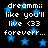 Pixelated text and blue stars on black background, repeated in two with slight variations in star placement and text clarity