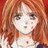A 48x48 pixel buddy icon featuring a cartoon character with long red hair and light skin, paired with text reading "Anime IM" on the right side against a black background.