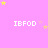 Pink background with yellow stars and repeated white text 'IEFOD' in a pattern