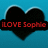 Black heart-shaped icon with red text overlay on blue background, transitioning to plain black heart against solid blue and gray backgrounds.