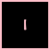 Four- with black backgrounds and pink borders; top-left shows a vertical line, top-right displays 'LOVE', bottom-left shows a U-shaped symbol