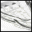 Pixelated grayscale image of a person with dark hair and light clothing, featuring the word 'lacrosse' in pixelated text at bottom right.
