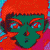 A static image featuring stylized anime characters with teal and red color scheme, large text reading "TENCHI MUYO!" in bold cyan letters on orange background.