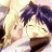 A 48x48 pixel animated buddy icon featuring a close-up of an anime-style character with dark hair and closed eyes on the left, transitioning to black background text reading "Anime IM" and "COM" on the right.
