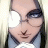 A 48x48 pixel animated buddy icon featuring a character with long blonde hair and glasses on the left, paired with "Anime IM" text in white pixelated font on black background to the right.