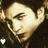 A static image shows a person's face in three overlapping positions with a heart symbol and the word "Twilight" in white text on a dark background.