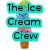 A static image of a cartoon ice cream cone with four scoops, each with a smiling face, overlaid by multiple text labels in different colors and styles.