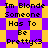 Pixelated text on a yellow and purple checkered background with repeated phrases.