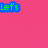Pixelated text elements on a pink background with a gray rectangle, featuring 'Let's' in green, 'Trash' in pink, and 'Pollution' in brown.