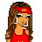 Pixel art character in red McDonald's attire with yellow M logos, holding a fries box and standing beside a vertical stack of identical figures.