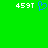 Green background with white '459T' text on left and right, blue pixelated heart symbol in center.