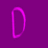Purple background with pink handwritten-style letters D, A, N in top ; I, E, L in middle ; L, E in bottom left. Small blue dot between A and N