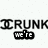 Pixelated text and grayscale faces on a split background with blue and white sections.