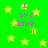 Green background with yellow stars and pink text reading "I love Jake !!!!!!!" in two vertical