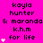A static image with a bright pink background displays repeated text and heart symbols in black and white pixel art style.