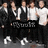Pixelated image of multiple figures in formal attire with a dark background and visible text overlay.