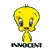 A 50x50 pixel animated buddy icon featuring a yellow cartoon bird character on the left and green text reading "Original Icons .com" on the right, displayed as a contact sheet with two frames.
