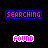 Pixelated text and symbols in pink, purple, blue, and white on a black background with scattered star-like shapes.