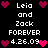 Pixelated text and heart symbols arranged in a on a black background, with white text and pink/magenta hearts