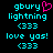 Pixelated cyan text and symbols on black background with one frame showing a pink heart symbol replacing a cyan symbol.